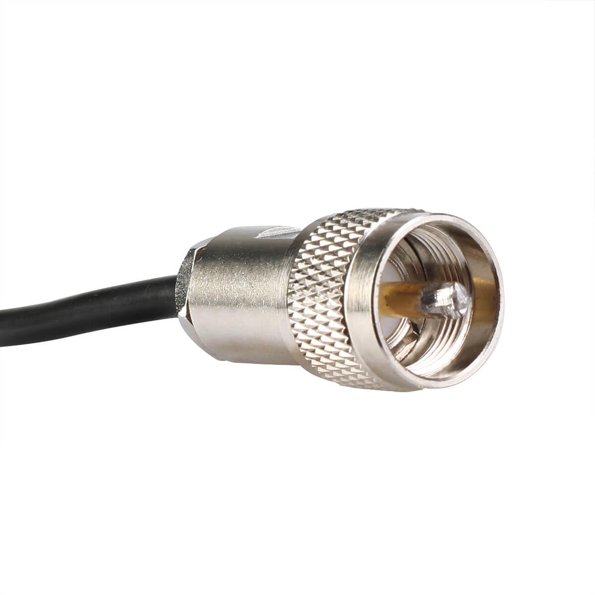 Retevis Cavo coassiale, RG213 VHF/UHF CB, 50 ohm, cavo di estensione coassiale puro con connettore SL16, cavo di prolunga a bassa perdita per radio mobile RT95, radio CB MB62 MB63A, radio Ham