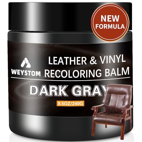 WEYSTOM Leather Recoloring Balm - Leather Repair Kit for Furniture,