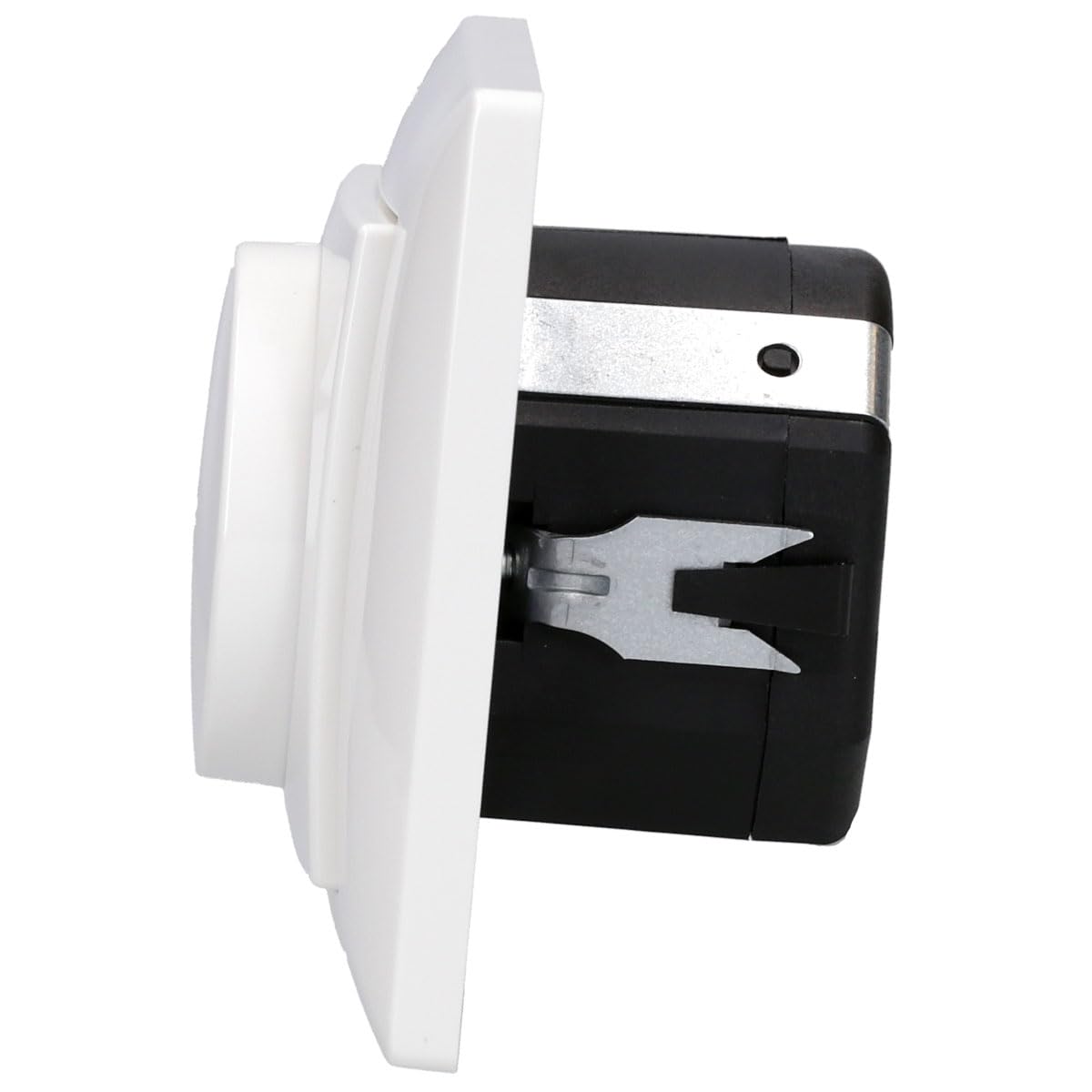 Komplett-Set BUSCH-JÄGER, LED-Drehdimmer im eleganten Busch Balance SI Design -alpinweiß- 914 neues Modell 6523 U-102 - Nachfolger zu 6523U
