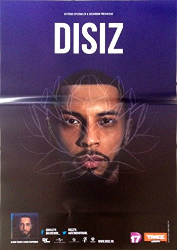 Affiche dart Disiz 40X60cm impression haute définition