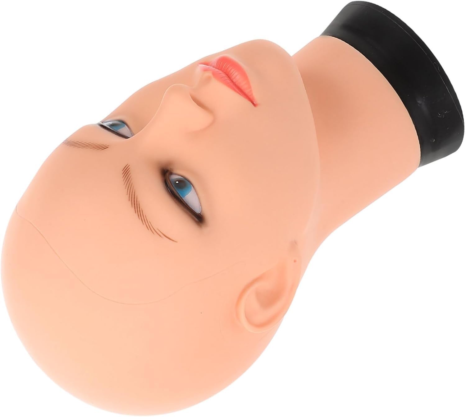 CONGRUI Women Mannequin Head Model Female Wig Display Holder for Wigs Hats Scarves and Accessories Creative Design with Fine Texture and Practical Use