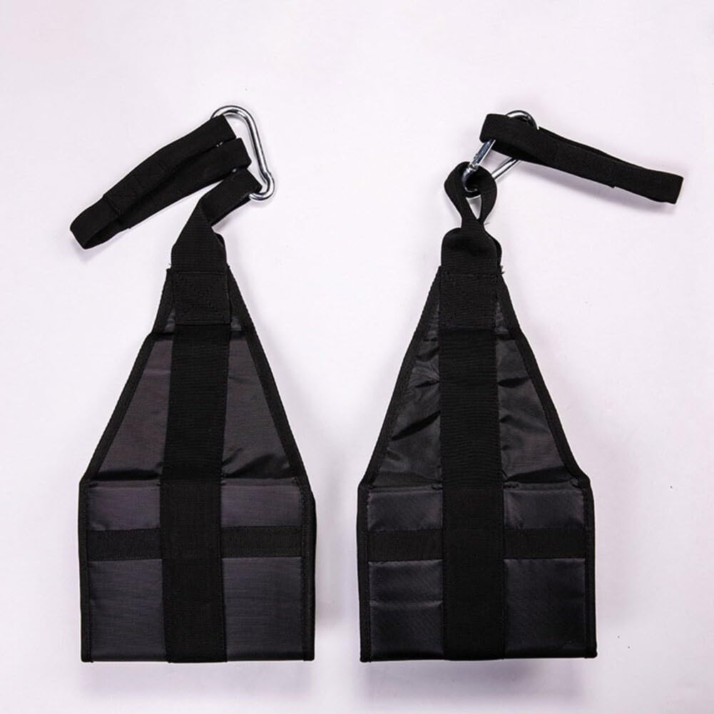 Bauchtrainer, 1 Set hängende Bauchgurte, Klimmzugstange Core Trainingsgürtel, strapazierfähiges Nylon für Beinheben, Heim-Fitnessgeräte für Männer und Frauen