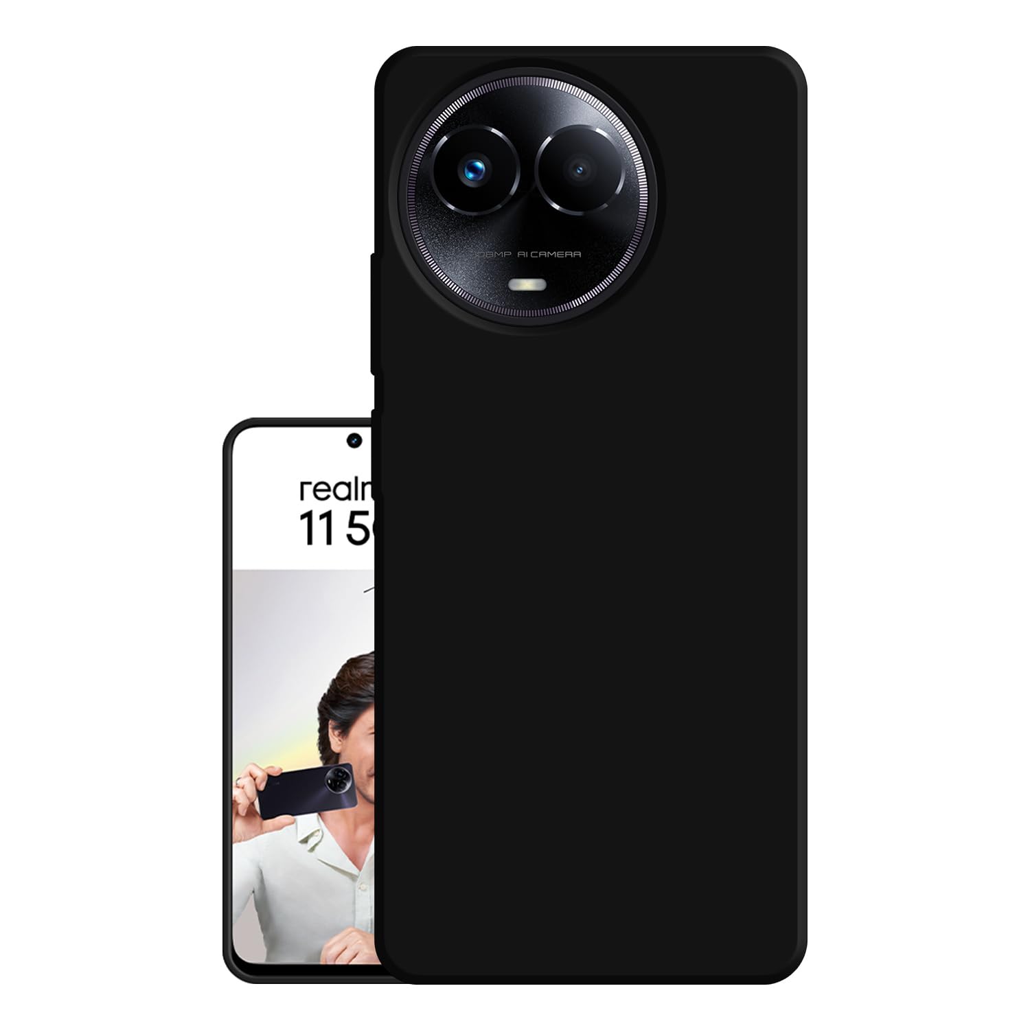 Hello Zone Exclusive Rubberised Matte Finish Soft Back Case Cover for Realme 11 5G/Realme 11x 5G/Realme C67 5G- Black (B0CGNV4YFD) Amazon Price History, Amazon Price Tracker