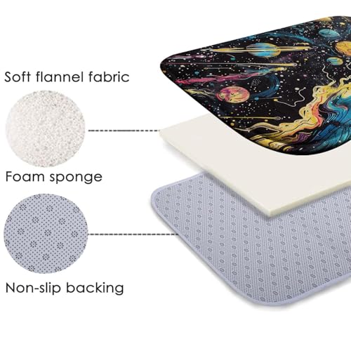 Tapis de bain mousse à mémoire de forme contre le sol froid et glissant - 5