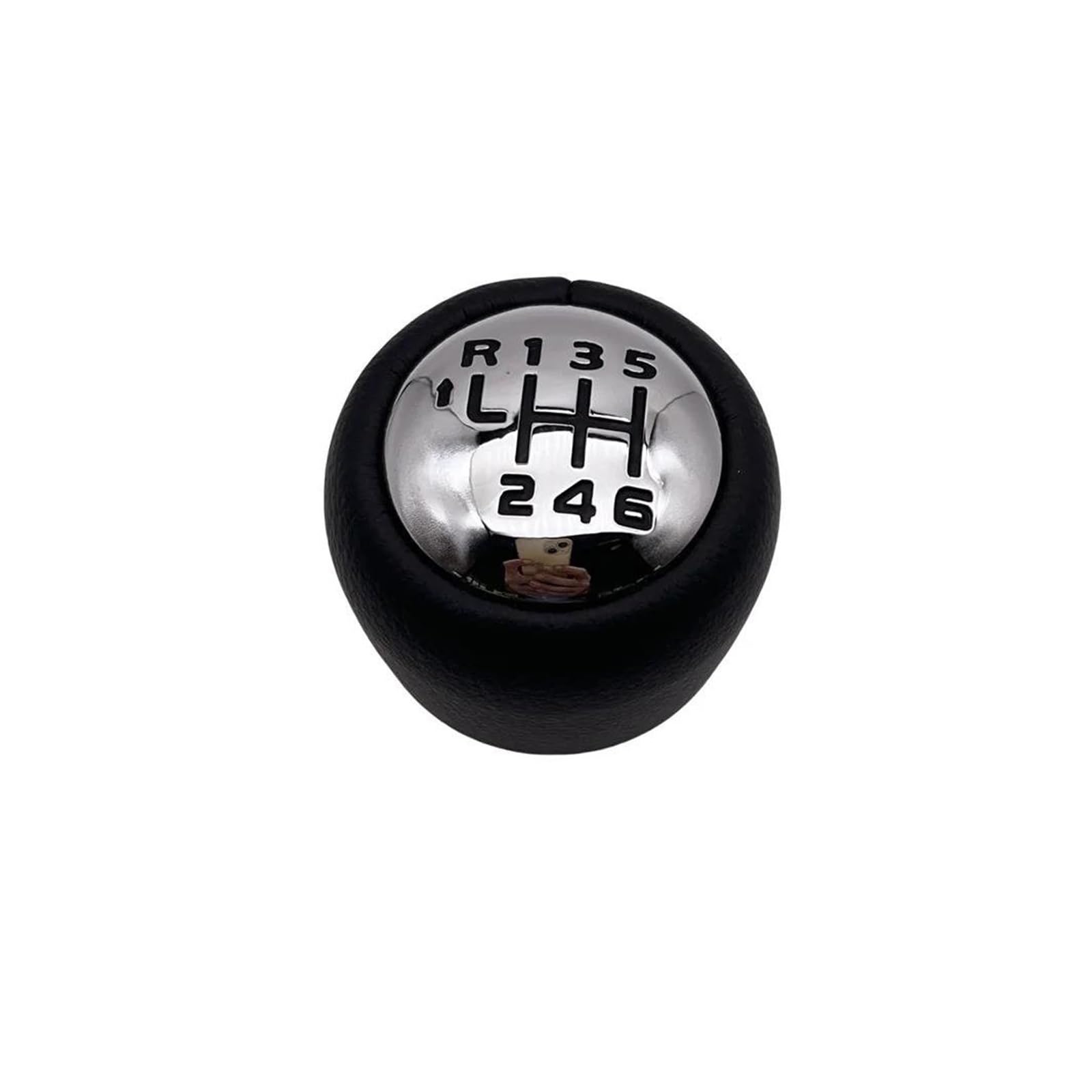 Qmtvfsrh One Color Car Gear Shift Knob For Picasso C4 2014-2403Gy 6 Speed Black Gear Shift Knob Shifter Stick Gaiter