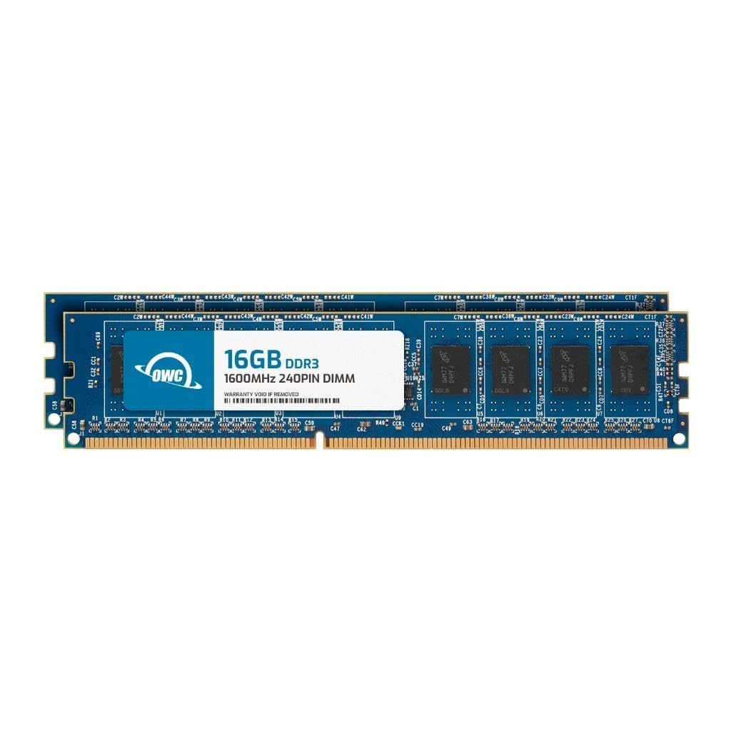 OWC 32GB (2x16GB) DDR3 1600 PC3-12800 CL11 2Rx8 240-pin 1.5V Non-ECC UDIMM Memory RAM Module Kit-image-31