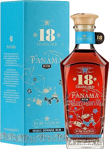 Rum Nation | Panama 18 y.o | 700 ml | 40% Vol. | Aromatische Komplexität | Leichter Rum | Noten von...