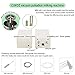 CJWDZ Milking Machine for Goats Cows, Pulsation Vacuum Pump Milker, Milking Supplies W/Stainless Steel Bucket, Portable Suction Machine for Jerseys, Nigerian Dwarfs, Nubian Mix (Goat, 3L)