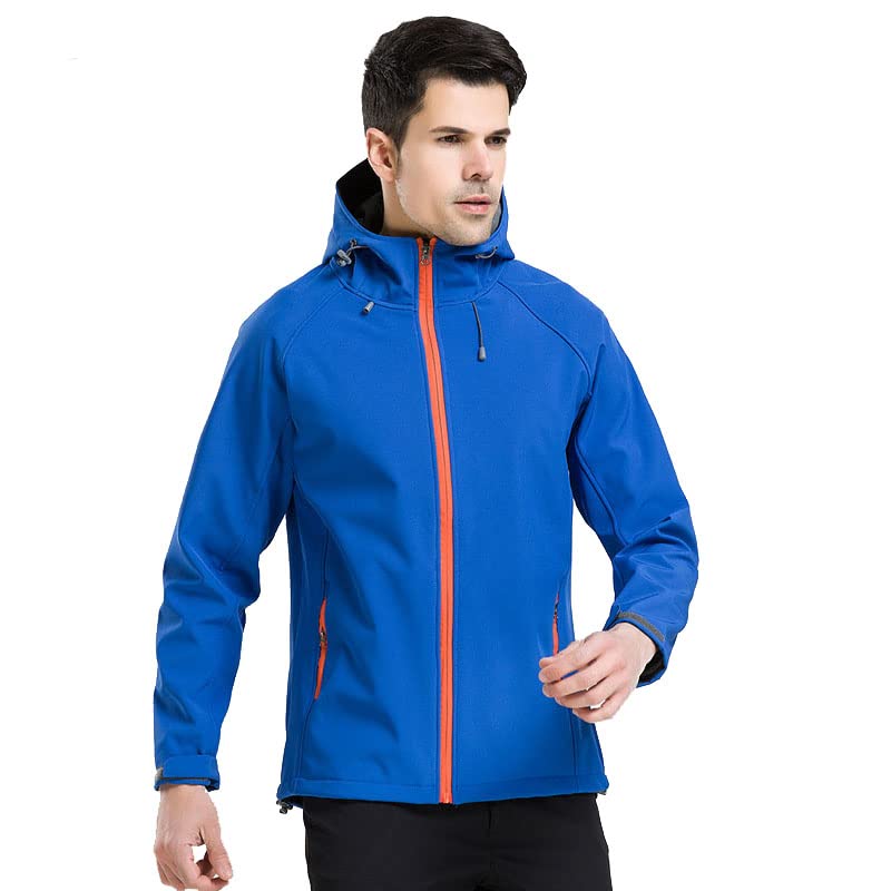 WSPDSD Herren Damen Softshell Wanderjacken wasserdichte Camping Trekking Windjacke mit Kapuze Regenmäntel Skifahren… – Bild 6