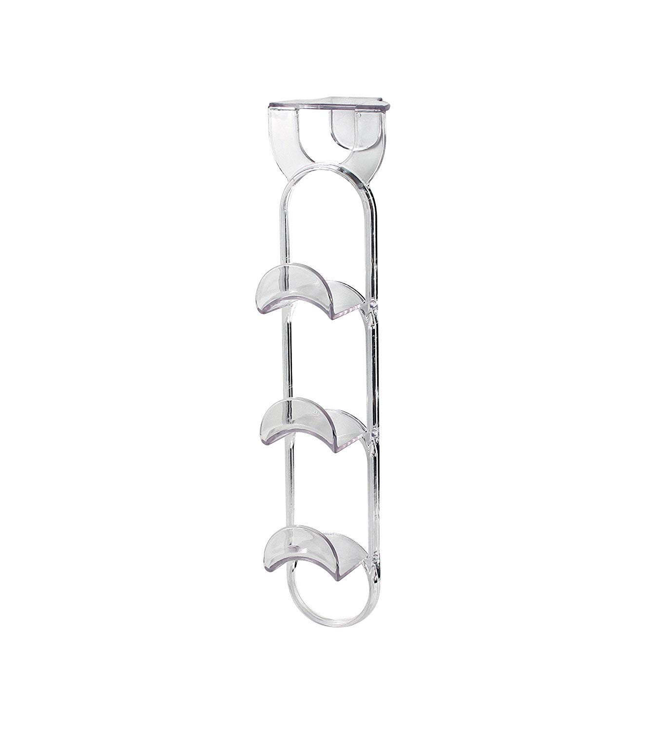 Spectrum Diversified 19550 Over-The-Door Virgo Purse Organizer, 3 Hooks, Clear