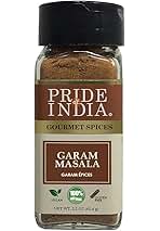 Pride of India - Garam Masala Ground – Warming Spice Blend for Variety of Non-Veg & Veg Dishes – Flavorful Mix for Curries and Pilafs - 2.2 oz. Small Dual Sifter Bottle
