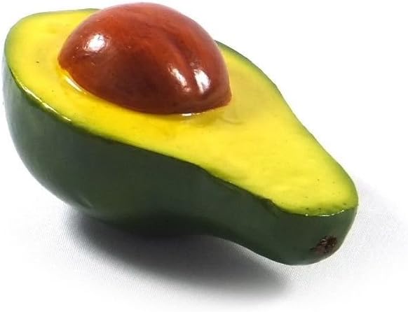 avocado Artificial Half Large - Plastic Decorative Fruit Vegetable Fake Avacado