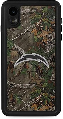Skinit Waterproof Phone Case Compatible with iPhone XR - Officially Licensed NFL Los Angeles Chargers Realtree Xtra Green Camo Design