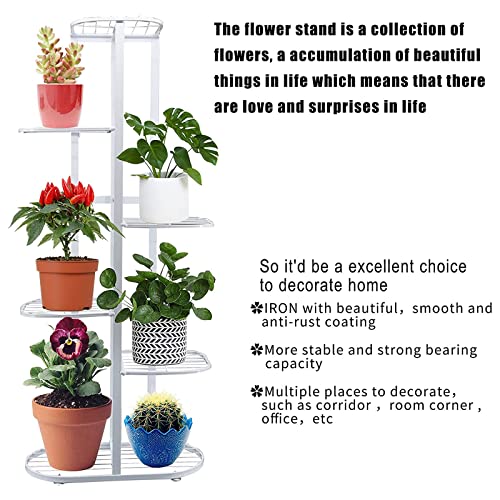 Étagère de support de pot de fleurs en métal durable pour une décoration raffinée - 5