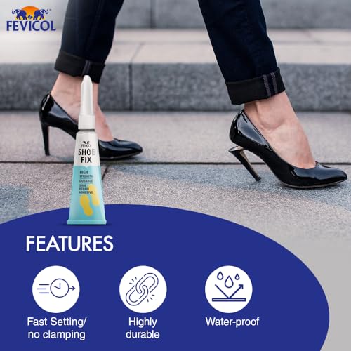 Image of Pidilite Fevicol Shoefix High Strength Durable Shoe and Footwear Repair Adhesive, 2g Pack of 1