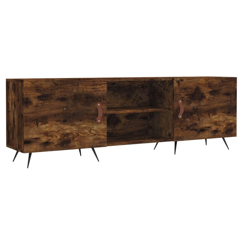 vidaXL Mobile Porta TV Rovere Fumo 150x30x50 cm in Legno Multistrato