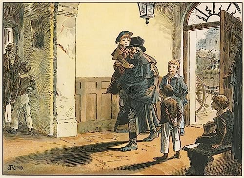Tableau La vie d'Otto Von Bismarck par Carl Rohling affiche vintage 60x90cm