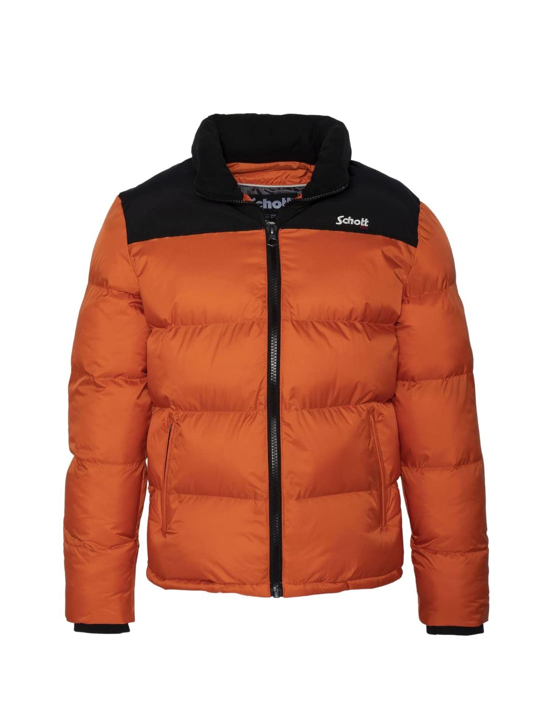 Doudoune Schott Utha 58423 orange en taille M pour homme