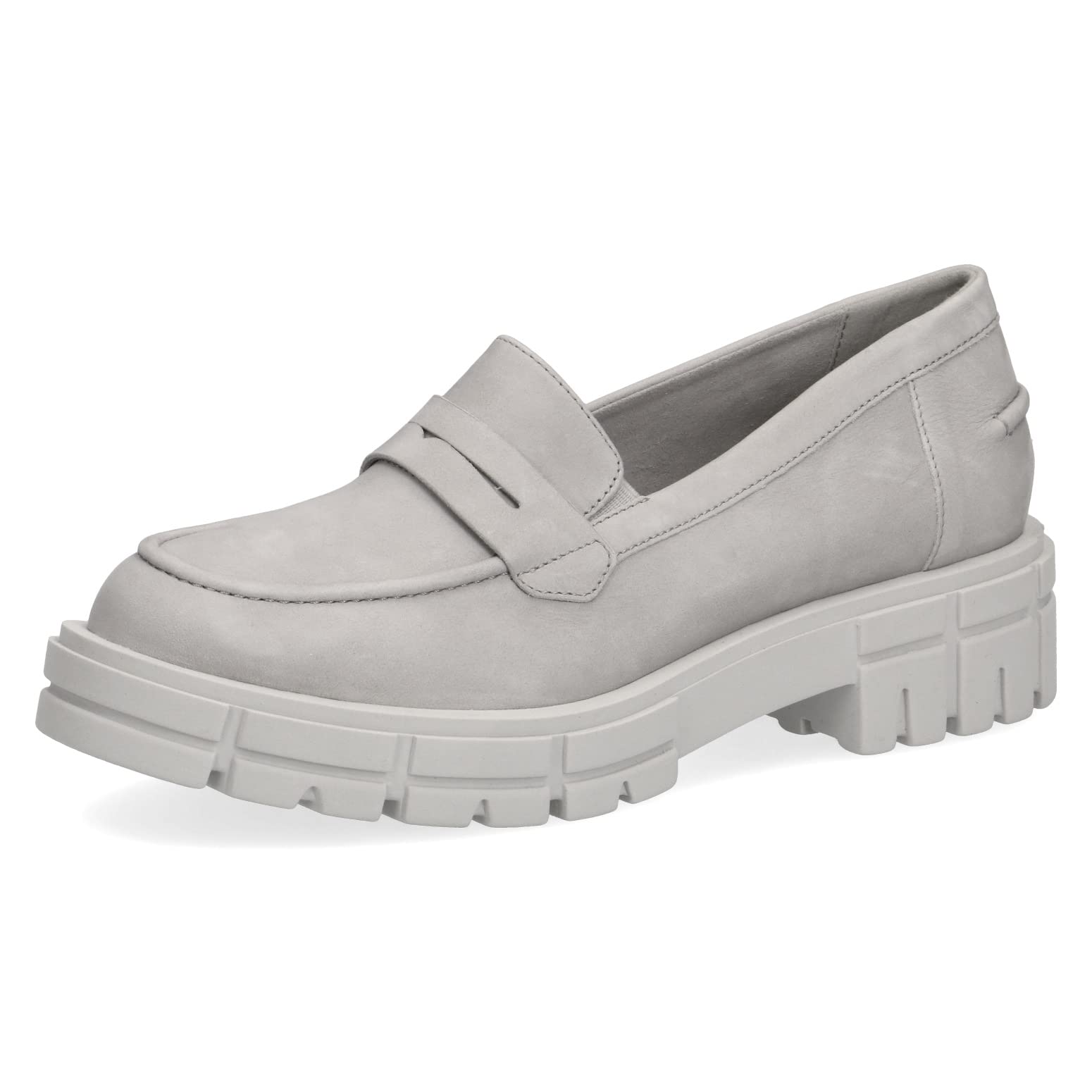 Caprice 9-9-24755-28, Loafer Flat, LT Grey Nubuc,