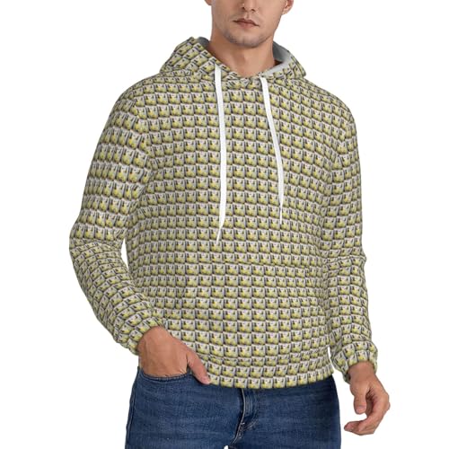 Sweat à capuche ananas coupe unisexe ample résolvant le manque de confort