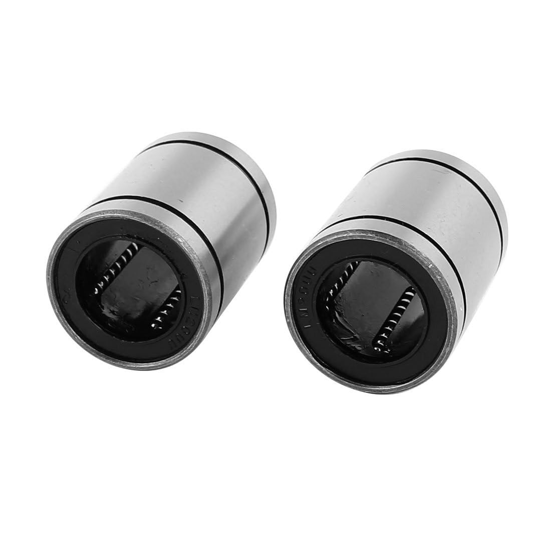 Soywim One Color Bearing, 2 Pcs Lm20uu 20Mm X 32Mm 42Mm Silver Tone Steel Linear Motion Ball Bearing Wear Resistance
