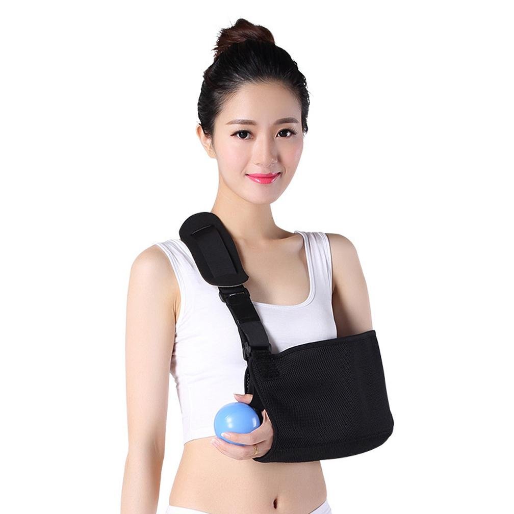Medical Arm Sling Swathe Brace Inmovilizador Reforzado Fractura de Brazo Roto Dislocación de Hombro Fijación o Fractura de Brazo y Apoyo Niños Adultos Pueden ser utilizados, L, Left