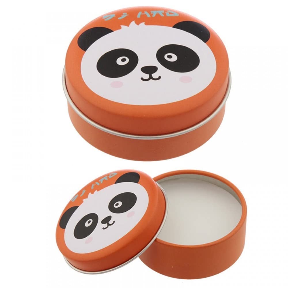 Puckator Adoramals Panda, Pig, Tiger and Bear Lip Balm in a Tin - Image 3