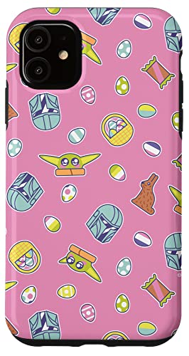 Coque iPhone 11 Star Wars rose de Pâques au style pop et mignon