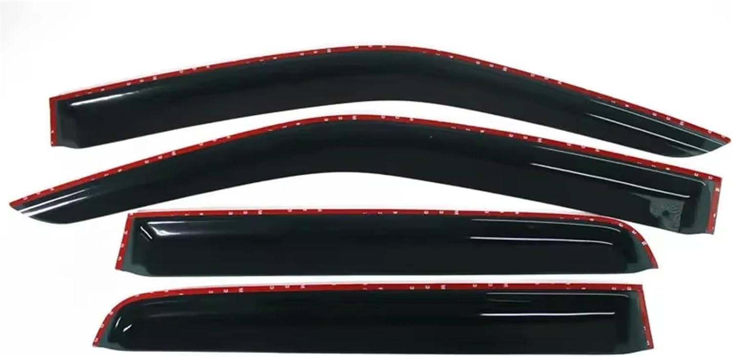 nwsplmy Wind Deflectors for Isuzu D-Max Dmax 2020-2025, Rain Guards Window Visors, 4-Piece, Protects Against Fading & Cracks