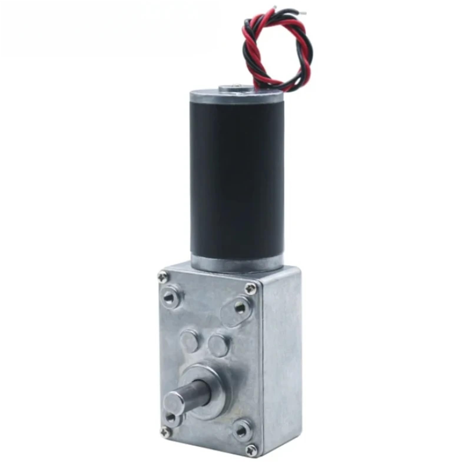 Silnik z przekładnią ślimakową 5840-31ZY DC12V 24 V, metalowa przekładnia ślimakowa turbo, odwrócona oś typu D, niska prędkość, samoblokująca. (27 obr./min, 24 V)