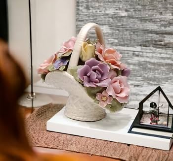 Amazon.com: Cosmos Gifts Fine Porcelain Multicolor Colorful Rose