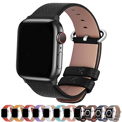 Apple watch bands 38mm, fullmosa yan series lichi calf leather st…