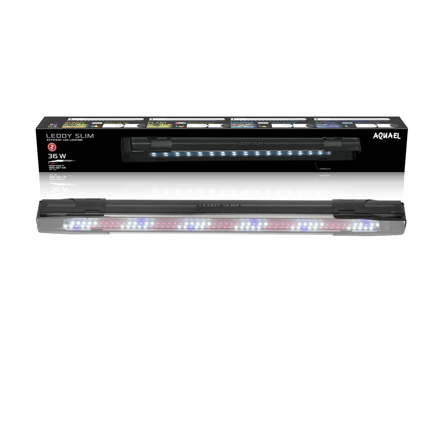Aquael Leddy Slim 36 W Plant SCHWRZ 2.0