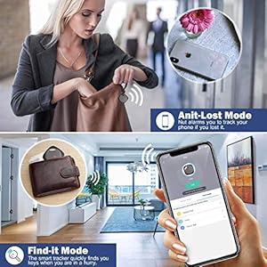   Focus-Key-Finder-Smart-Tracker-Anti-Lost-Alarm-Item-Locator-Wireless-for-Key-Phone-Wallet-Pet-Bluetooth-Tracking-Device-with-Replaceable-Battery-Gold-1-Pack
