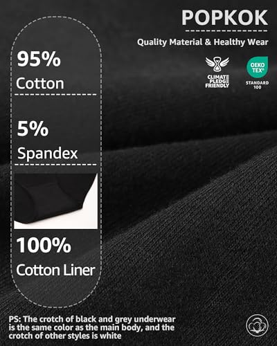 POPKOK Teen Girls Underwear Cotton Brief Panties 6 pack4