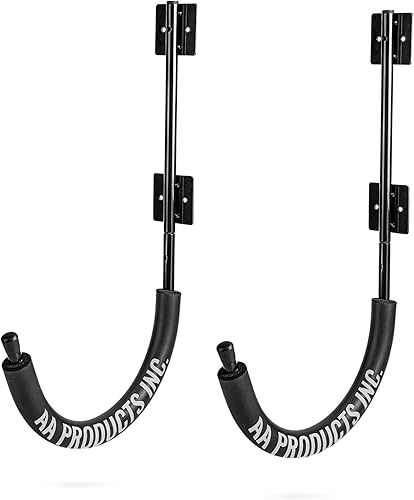 AA Products - Perchero de almacenamiento para kayak, accesorios para kayak, accesorios de montaje en pared, ganchos para colgar en interiores y