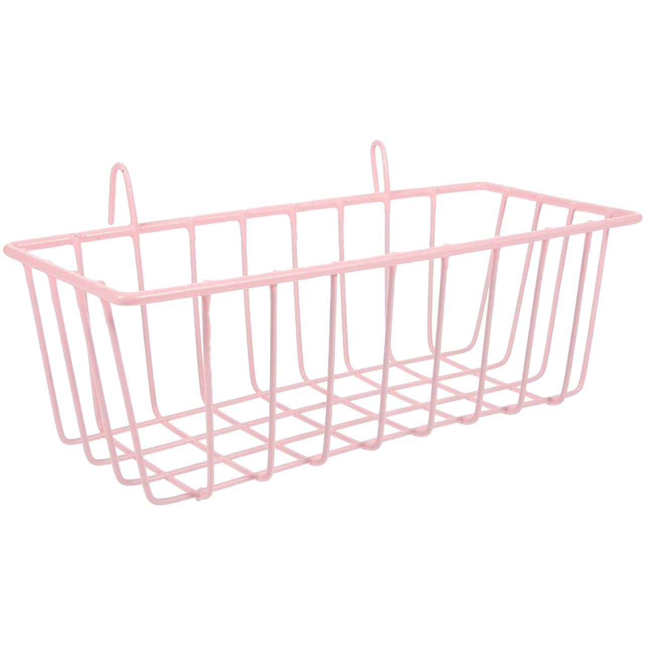iplusmile Rabbit Hay Feeder: Metal Hanging Hay Racks Large Capacity Feeder for Guinea Pig Chinchilla Bunny and other Small Animals,Pink,23.5cm × 10 cm