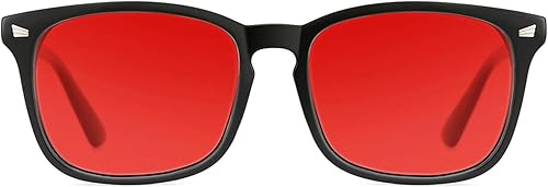 TIJN Lentes de bloqueo de luz azul para mujeres y hombres, marco transparente, anteojos cuadrados nerd anti rayos azules para computadora