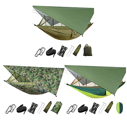 asdf Mosquitera Impermeable A Prueba De Mosquitos con Protección Solar Y Hamaca con Pantalla De Cielo En El Campo, Patio Al Aire Libre De La Hamaca con Columpio De Cielo.