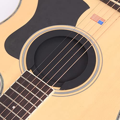 YS0911 3 Size Optional Acoustic Guitar Sound Hole Cover Guitar Accessories Classic Noise Reduction No Feedback Stop Plug Guitar Soundhole Cover Guitar Feedback Guitar Buffer Guitar Block Cover