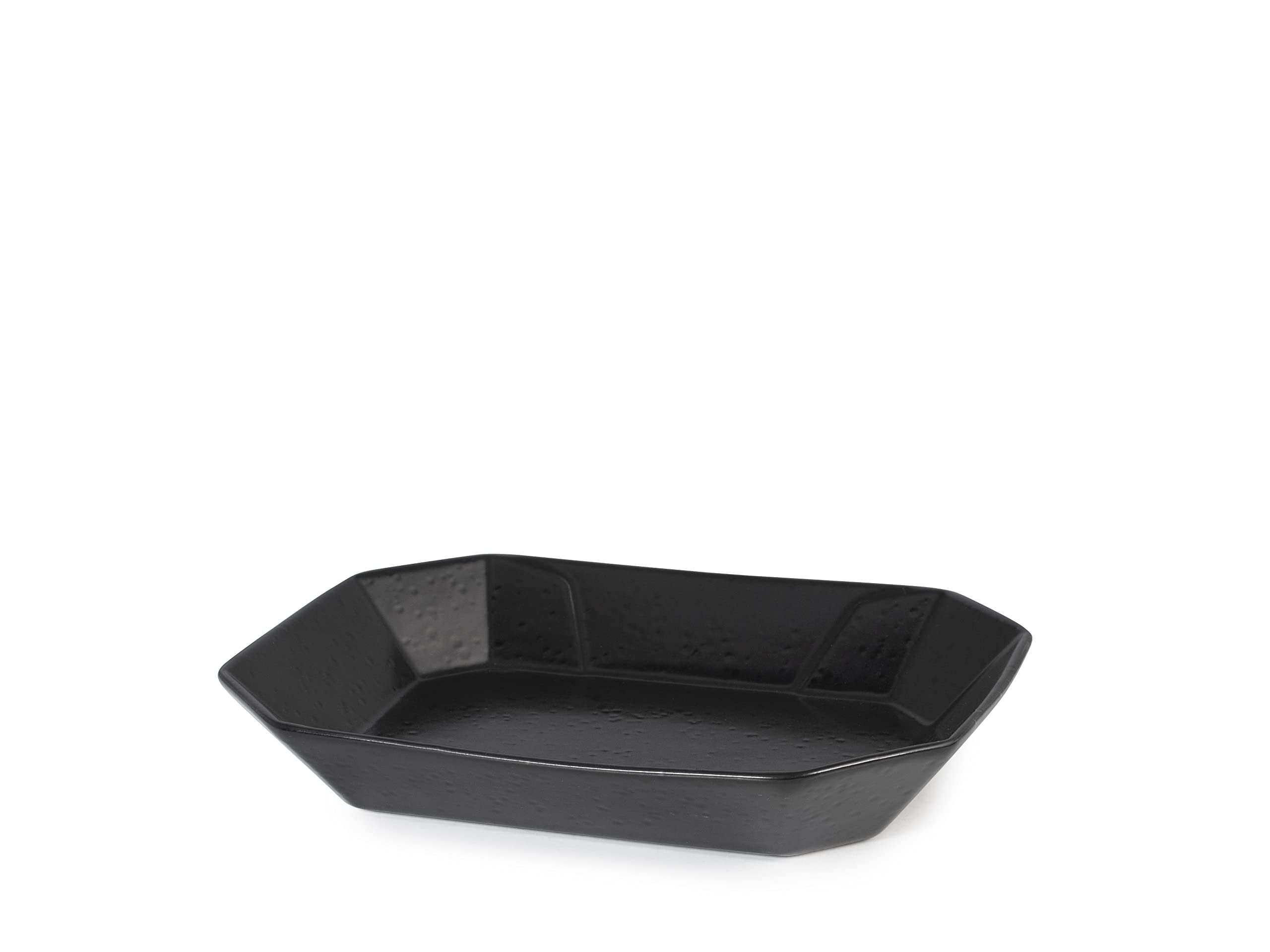 Plat de cuisson noir TP Streat 17x22 cm en grès pour vos repas conviviaux
