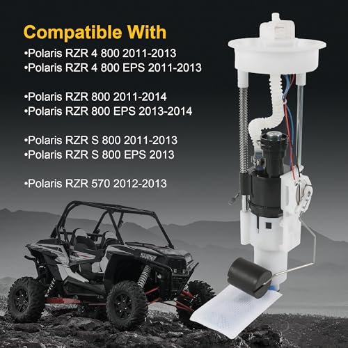 2521201 Fuel Pump Assembly 47-1011 Compatible with Polaris RZR 4 800/800 EPS 2011-2013, RZR 800/EPS 2011-2014, RZR S 800/EPS 2011-2013, RZR 570 2012-2013 OEM# 2204403 - Thumbnail 3
