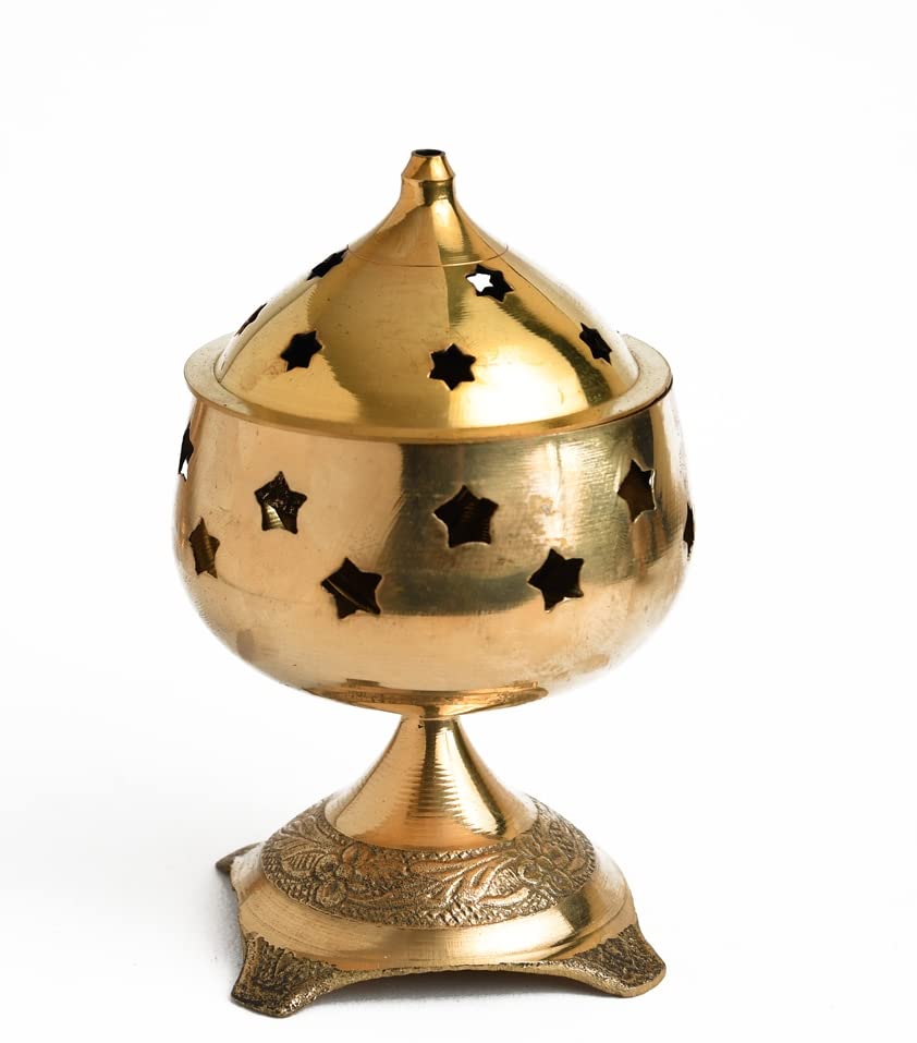 ALODIE- Akhand Deepak with Brass Cover/Designer Diya with Star Design (3.5Wx5.5H) (B09S9LL82B) Amazon Price History, Amazon Price Tracker