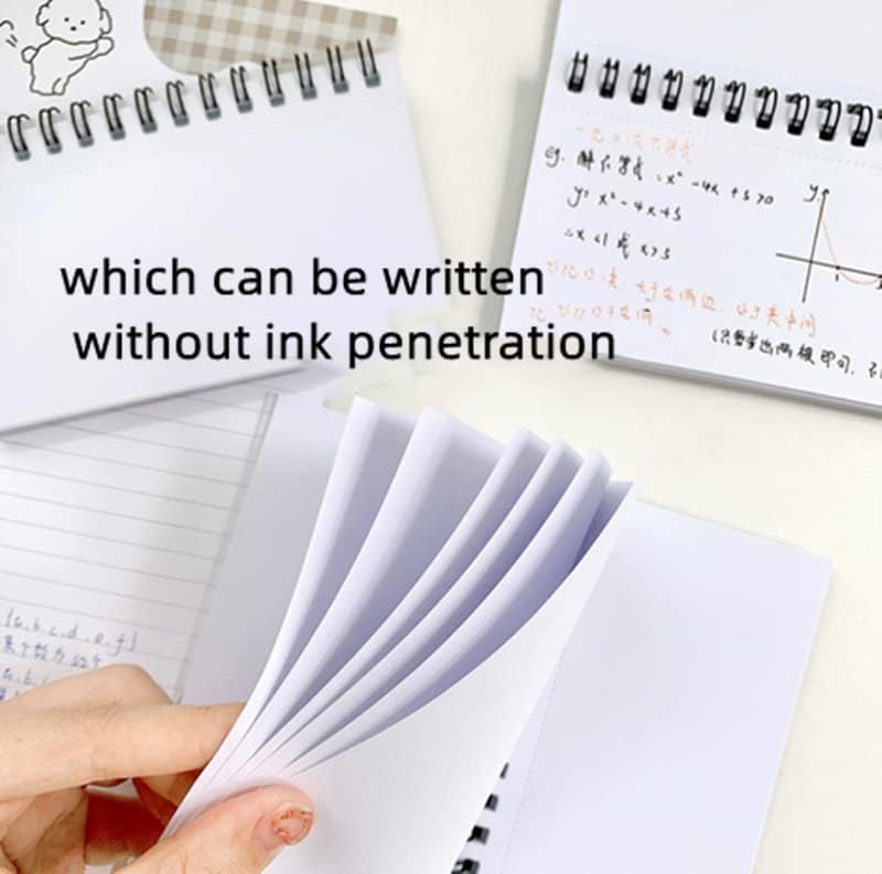 Miniatura 3 de 300 hojas de tarjetas de índice forradas de 6 x 4 pulgadas, 6 blocs de tarjetas flash con rayas en espiral con dos cubiertas de PVC, bloc de notas