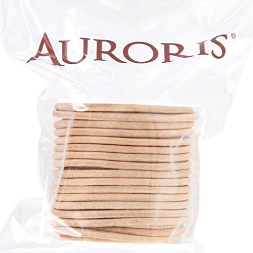 AURORIS - 10 m roll of leather cord round - diameter 4 mm - natural (undyed), Brown, 10m - Image 3