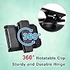 2 Pack Tslim x2 Pump Case with Clip, Tandem Tslim Pump Case with 360 Rotatable Clip, Tandem Tslim x2 Pump Accessories, Friendly to Screen Protector (Black)