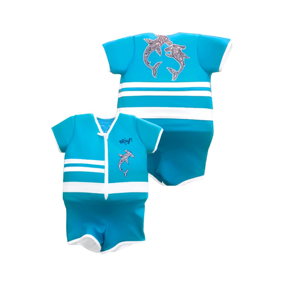 PLOUF Maillot de Bain Flottant pour garçon et Fille : Marteau - Maillot bouée - Combinaison Flottante - Gilet Flottant pour la Sécurité et l'Apprentissage de la Natation