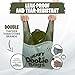HEAVY Dootie Bags with EZ Tie Handles. Clean and Convenient for Pet Dog Poop, Cat Litter. Multi-Use. Great for Swivel Bin and Gogo Stik Scoopers. Made with Cornstarch. Strong, Leakproof and Very Large
