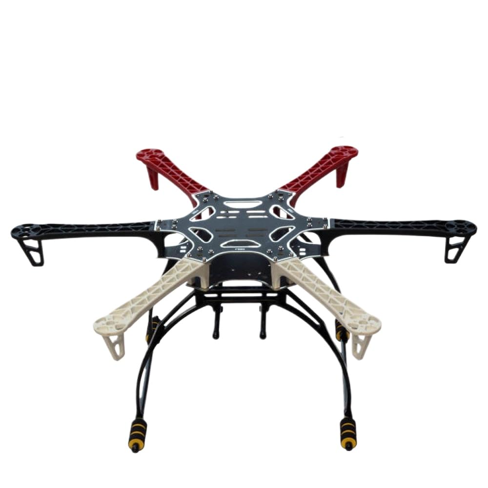 Hexacopter -Rahmen F550 Kompatibel mit DIY -Hexa -Rotor -Drohnen -Multi -Rotor -Flugradrahmen, die mit gemeinsamen Drohnenteilen kompatibel ist(Tripod with Mounting)