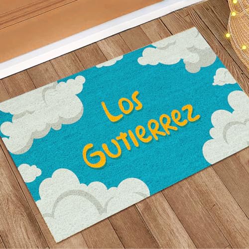 Transparent Gift Felpudo Personalizado con Nombre Los Simpson.